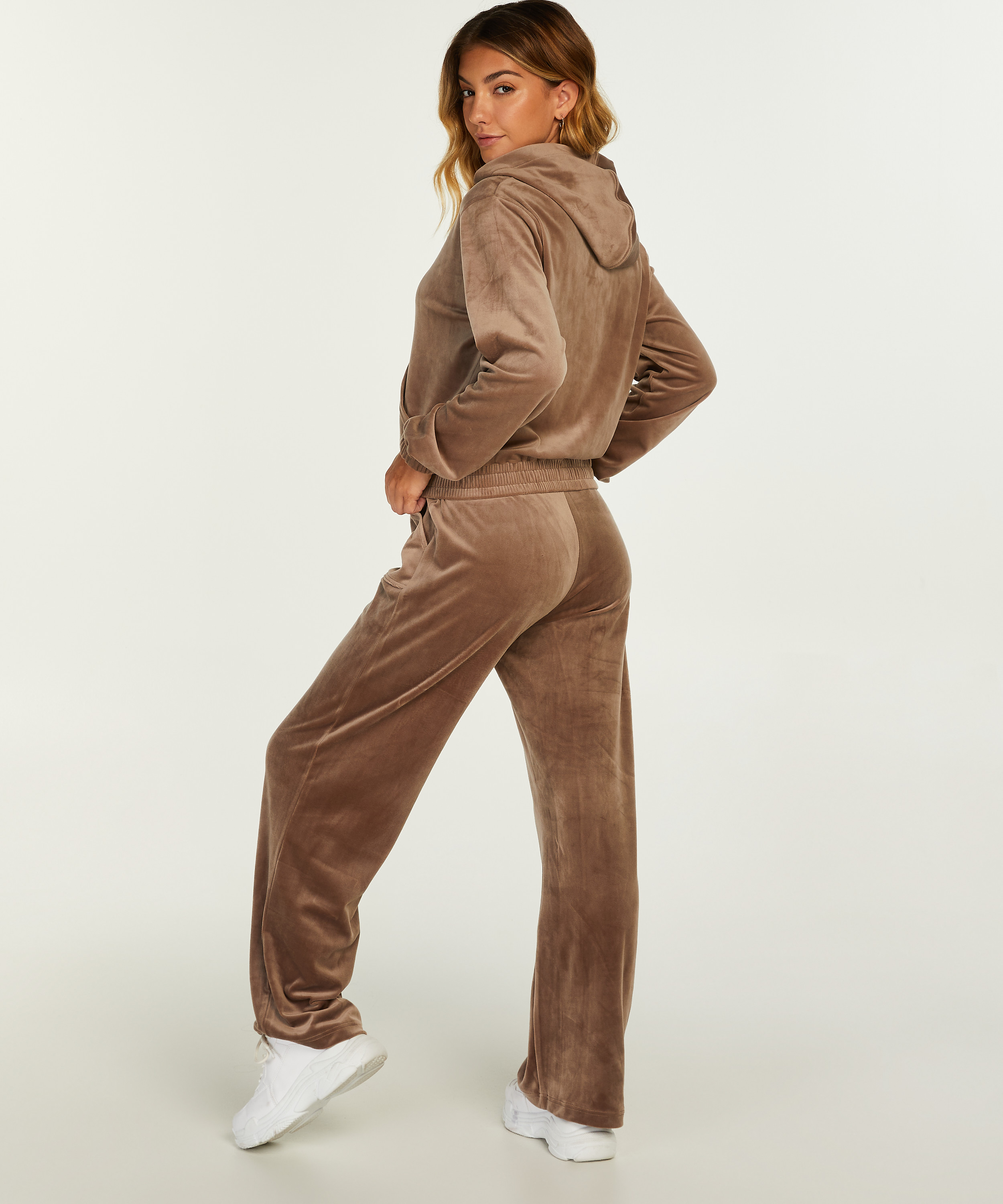 Pantalón de jogging Terciopelo, marrón, main