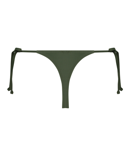 Pantalón de bikini y tanga Luxe, Verde
