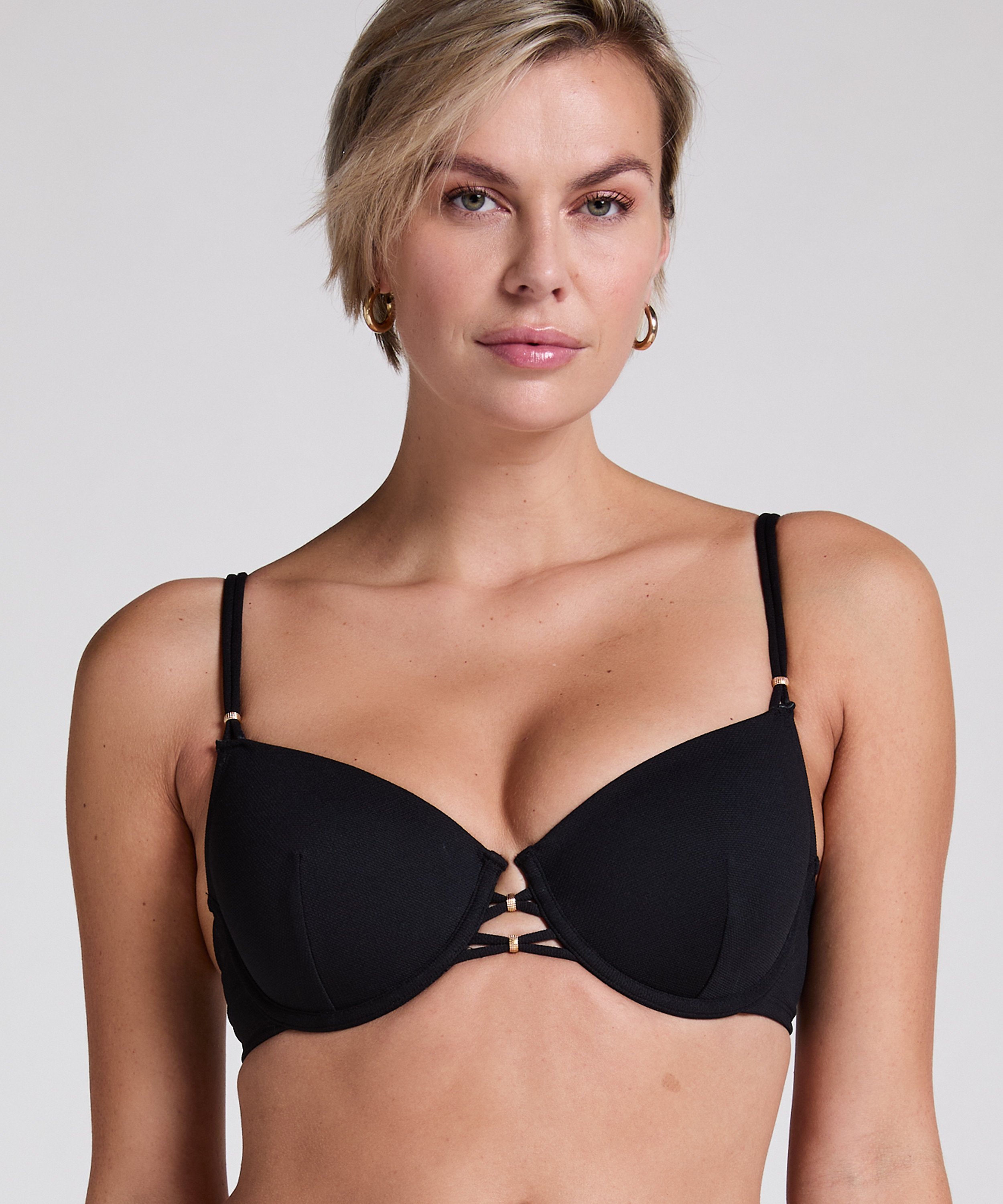 Top de bikini Holbox, Negro, main