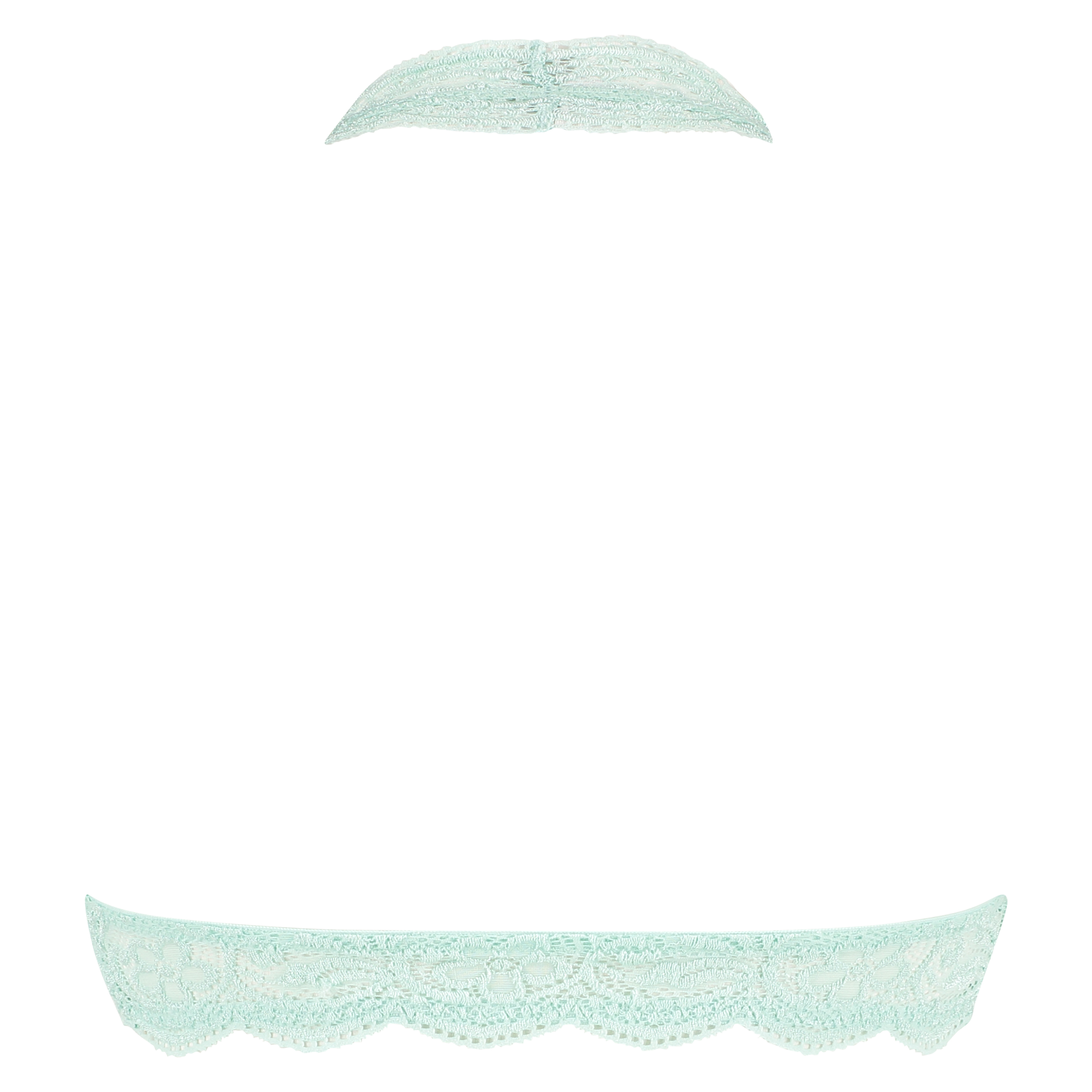 Sujetador bralette Halter Lace, Verde, main