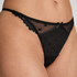 Tanga de corte alto Valora, Negro
