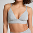 Bralette de algod&oacute;n, Gris