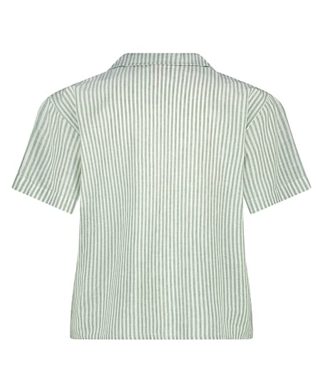 Top de pijama Lino, Verde