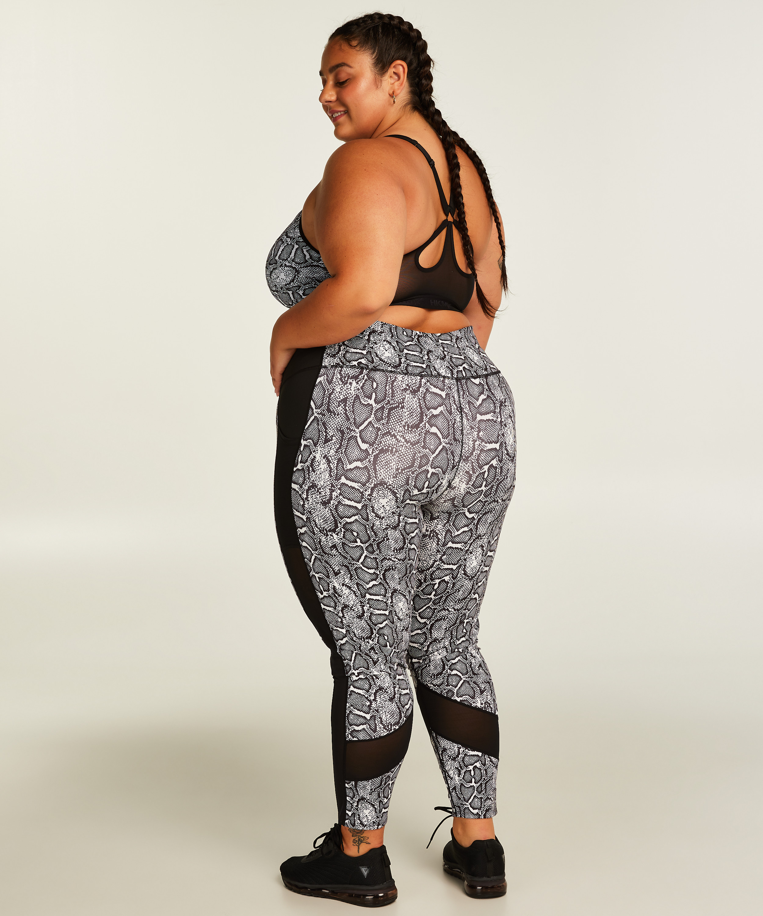 HKMX Sujetador deportivo The Pro Level 3, Blanco, main