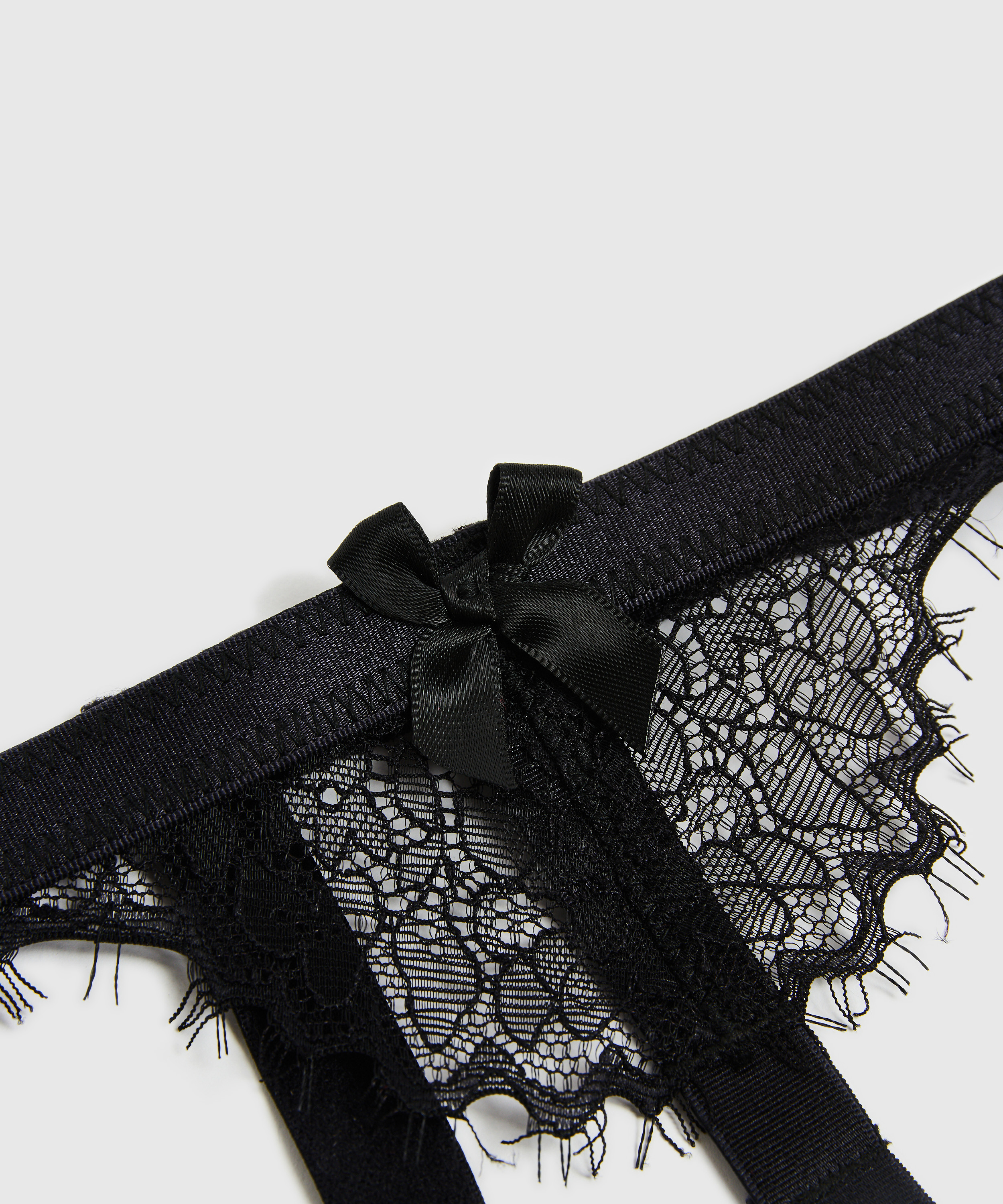 Ligas con tirantes, Negro, main