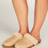 Pantuflas Reya, Beige
