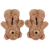Pantuflas Teddy Bear, Beige
