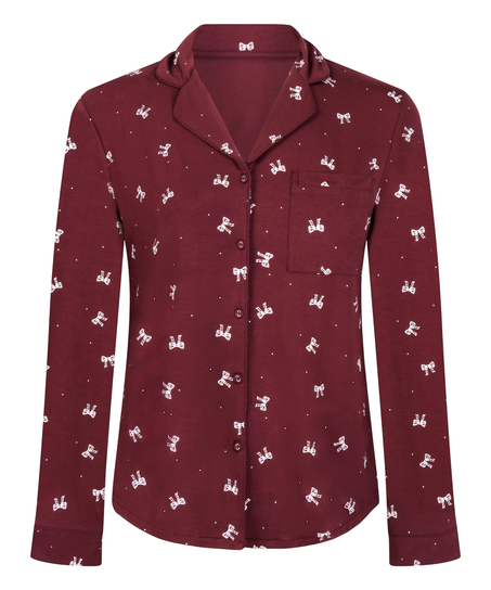 Chaqueta de manga larga de jersey Essentil, Morado