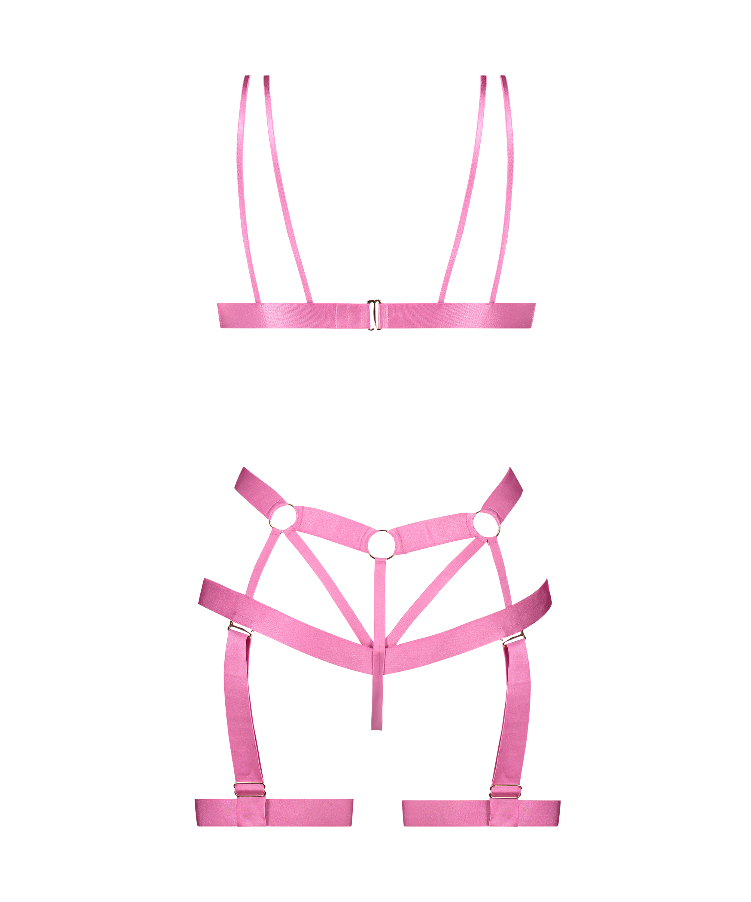 Private Bodi con entrepierna abierta Hedonist, Rosa, main