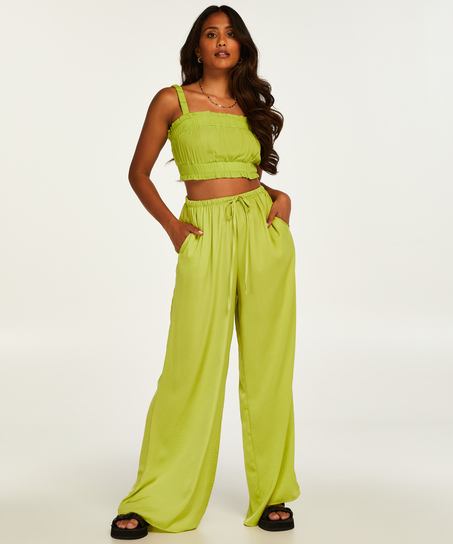 Pantalón Flowy, Verde