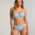Braguita de Bikini Rio Scallop, Azul