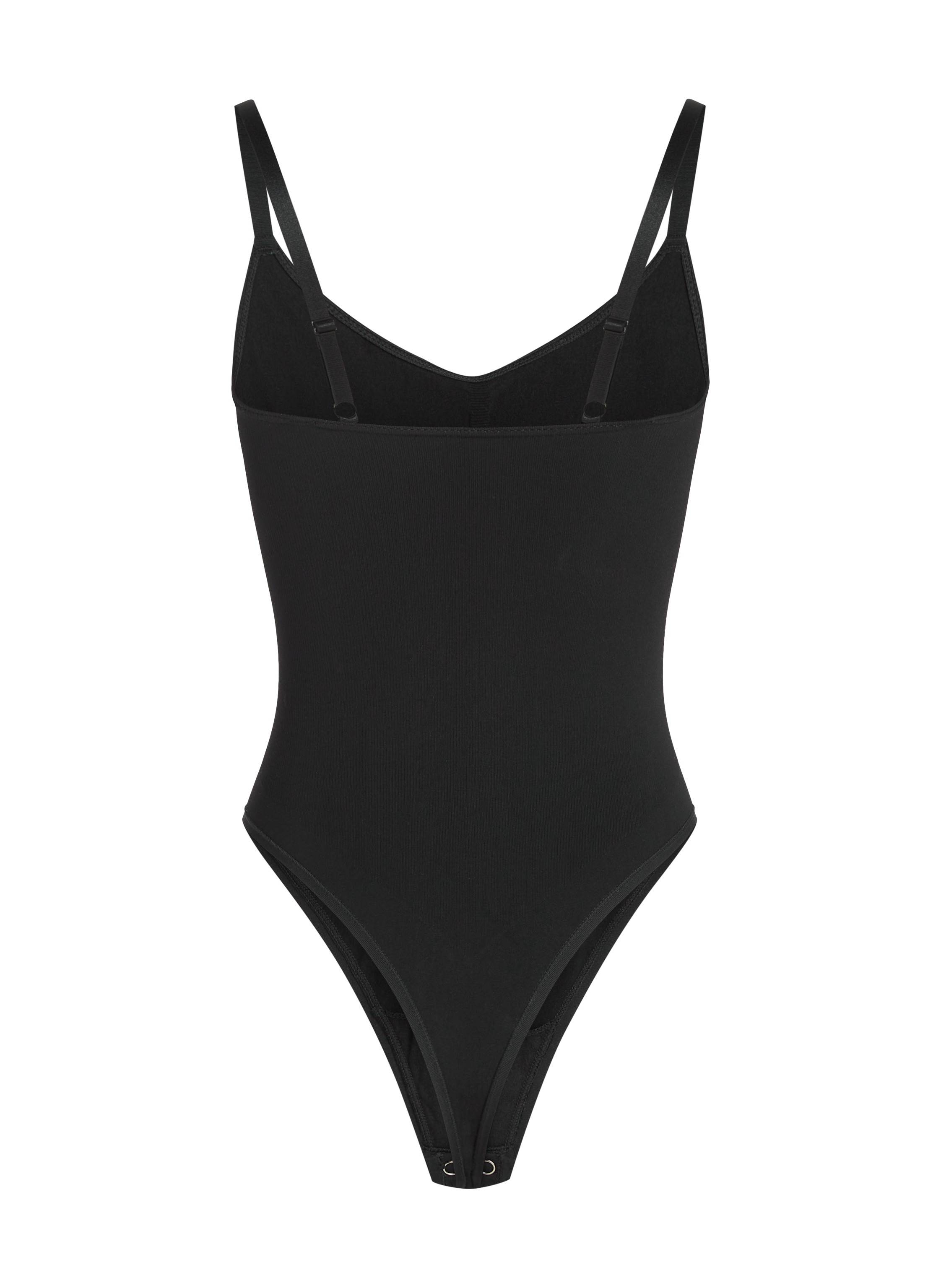 Bodi formació sin costuras de tiro alto, Negro, main