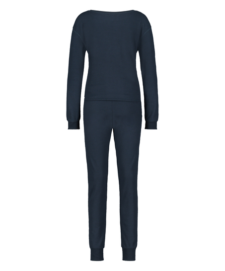 Conjunto de pijama Waffle, Azul