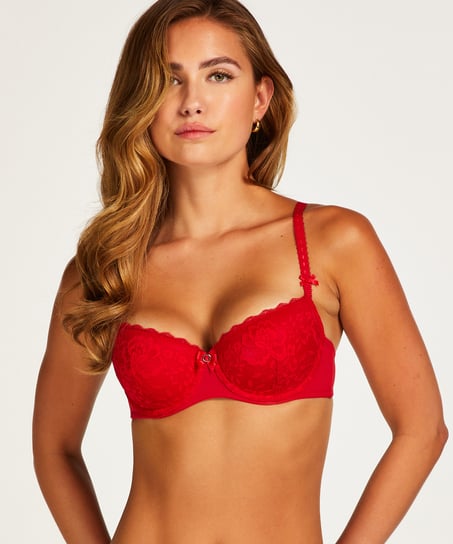 Sujetador de aros preformado Maya, Rojo