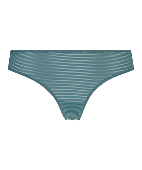 Invisible Tanga Stripe, Azul