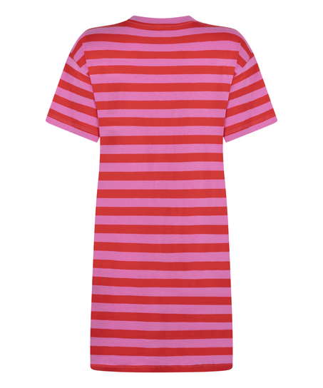 Camisón de escote redondo, Rosa