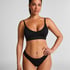 Bralette triangular Dide, Negro