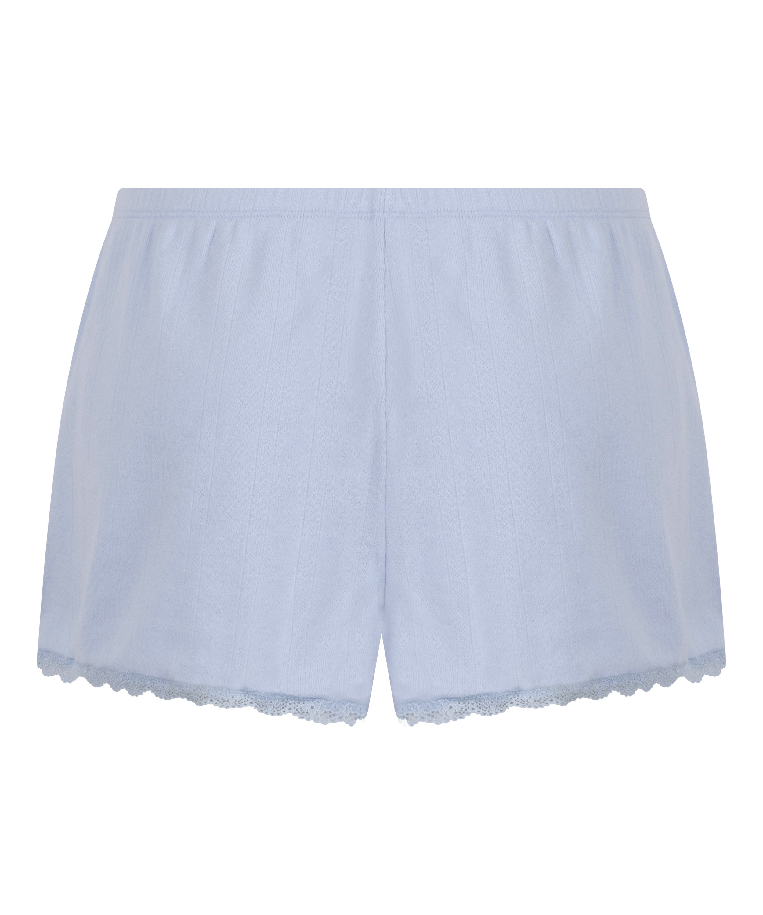 Short en pointelle, Azul, main