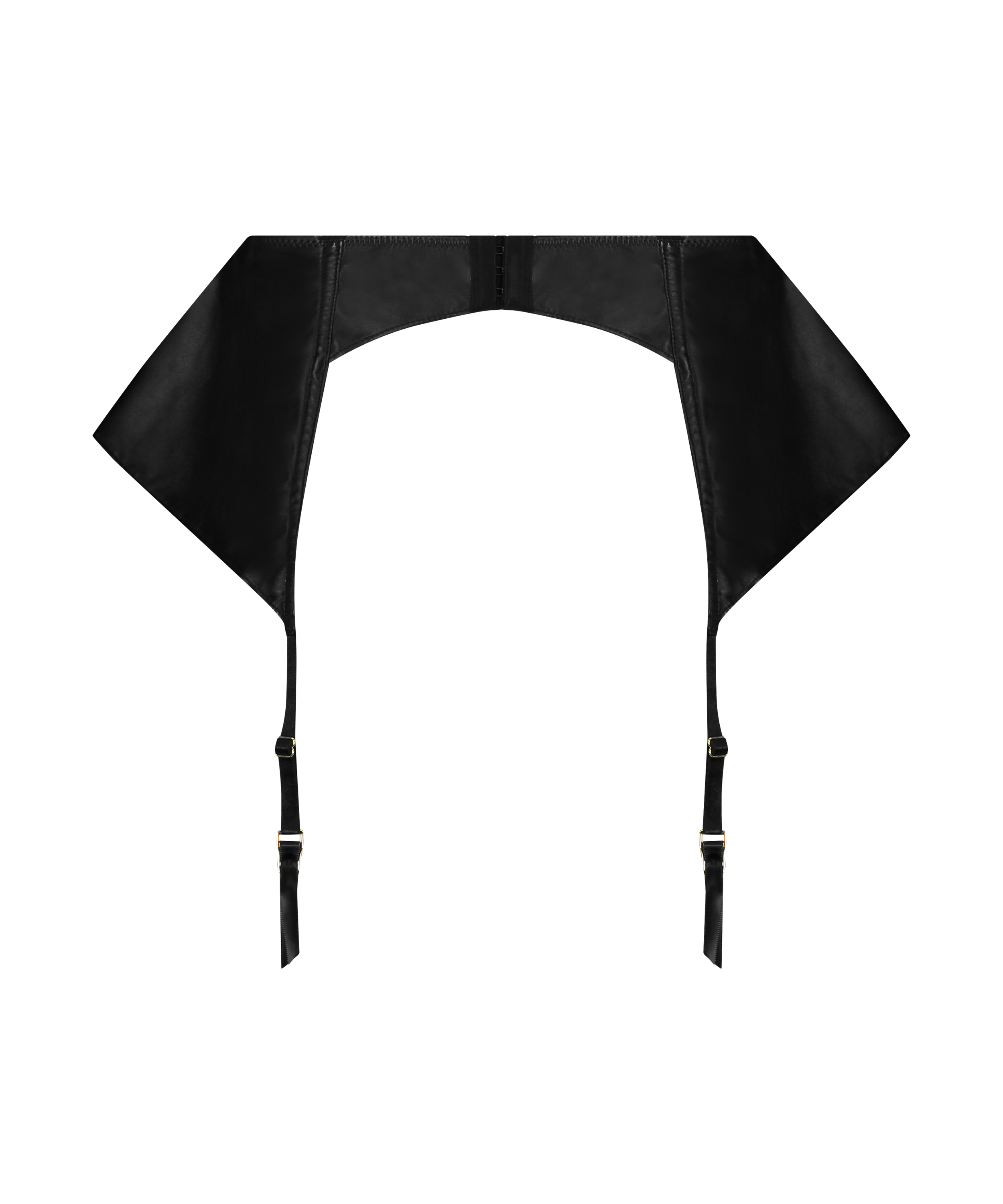 Liguero Private de apariencia de cuero, Negro, main