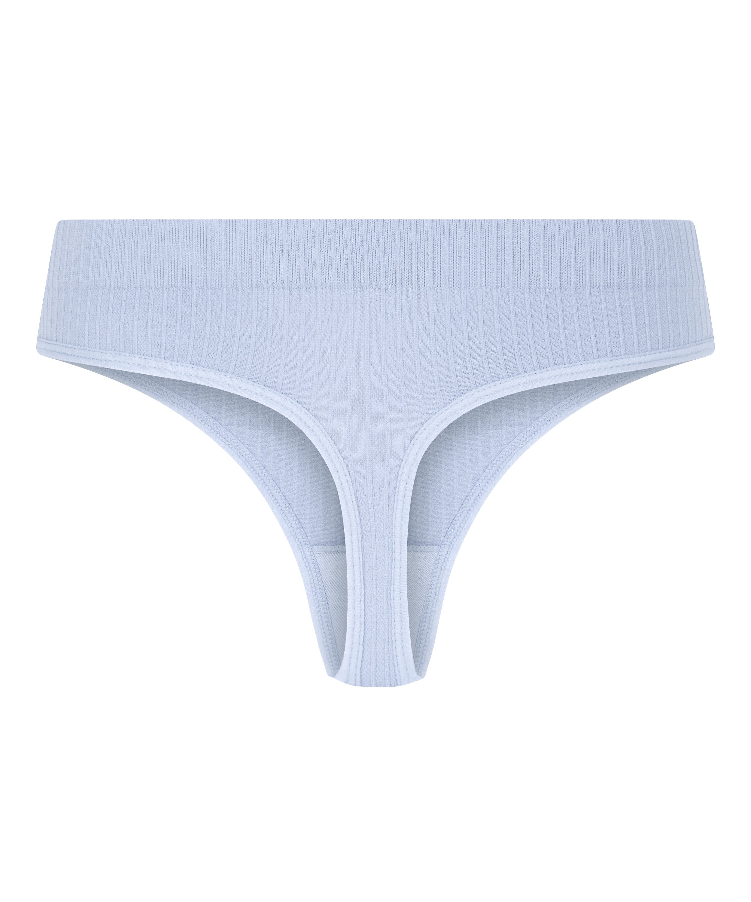 Tanga de tiro alto Dianne, Azul, main