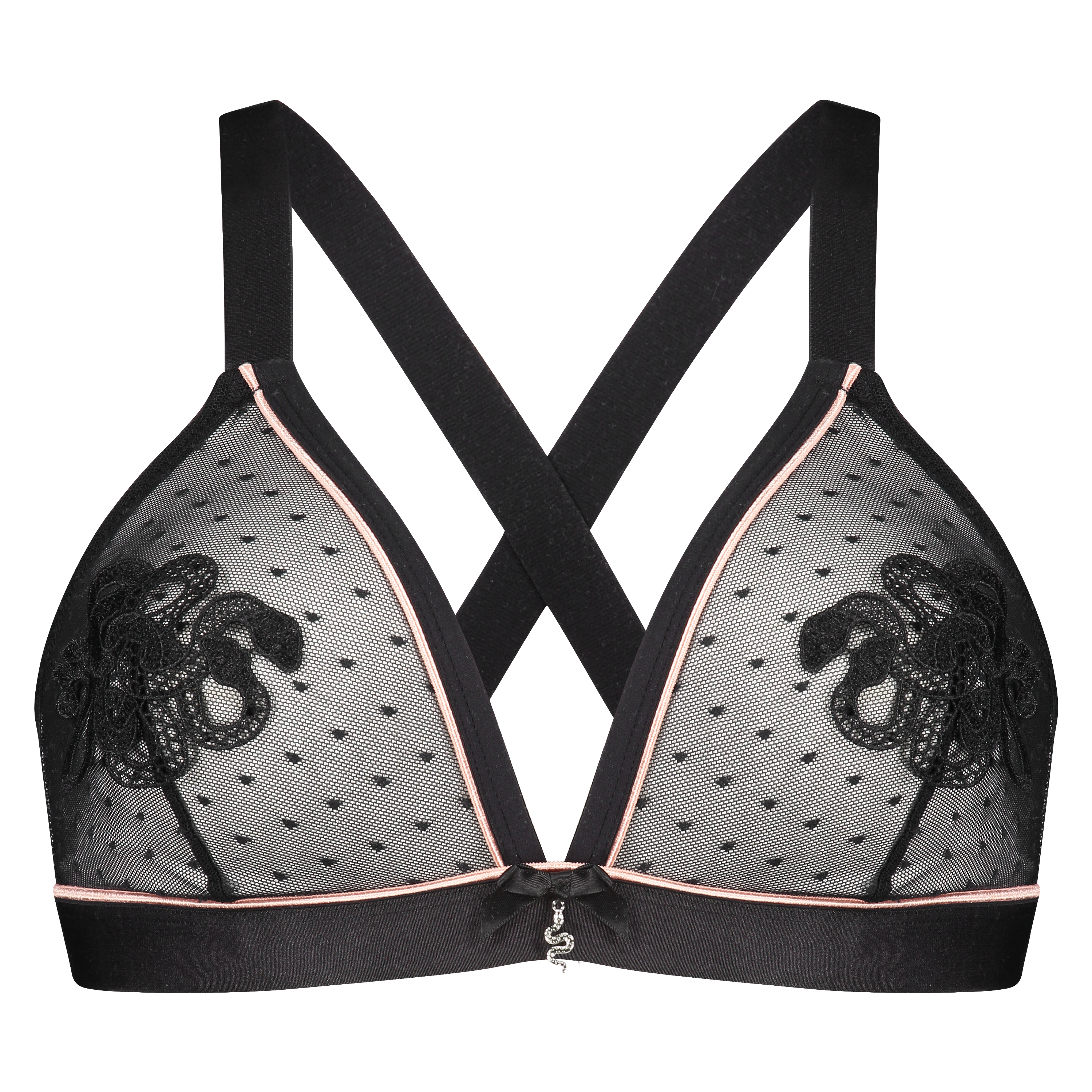 Bralette Danielle I AM, Negro, main