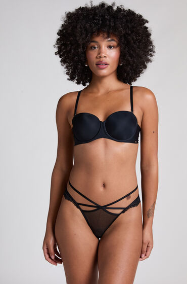 Hunkemöller Brasileña mini Joy Fancy Negro
