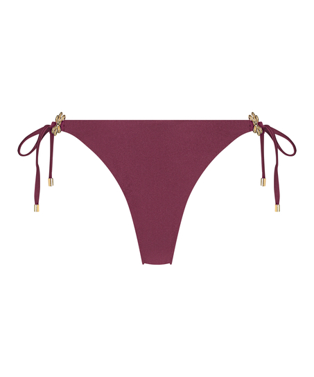 Braguita de Bikini de Corte Alto Yucatan, Rojo