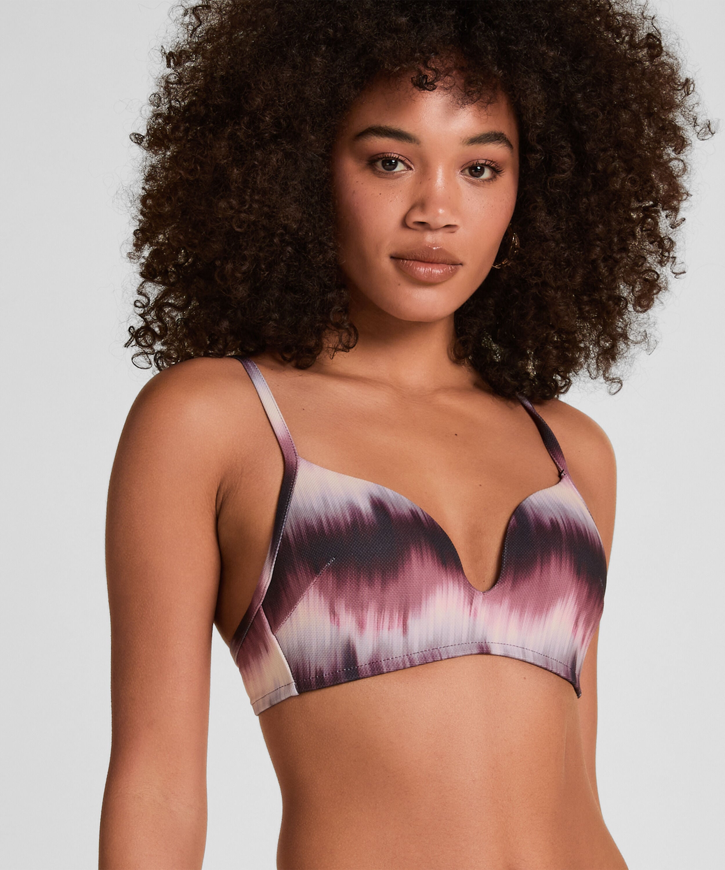 Top de Bikini Acolchado Sin Aros Mauritius, Morado