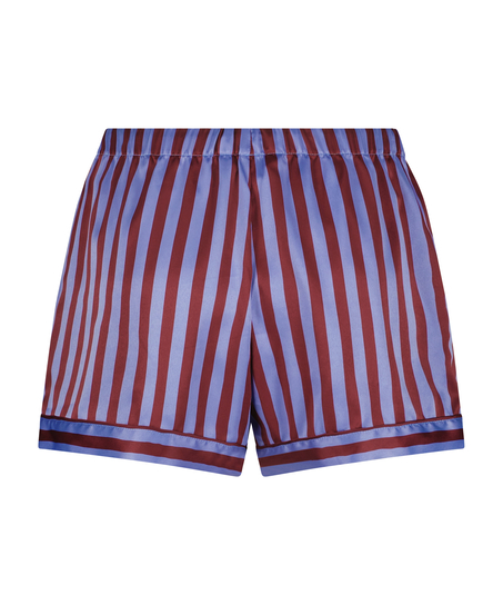 Pantal&oacute;n corto de sat&eacute;n, Morado