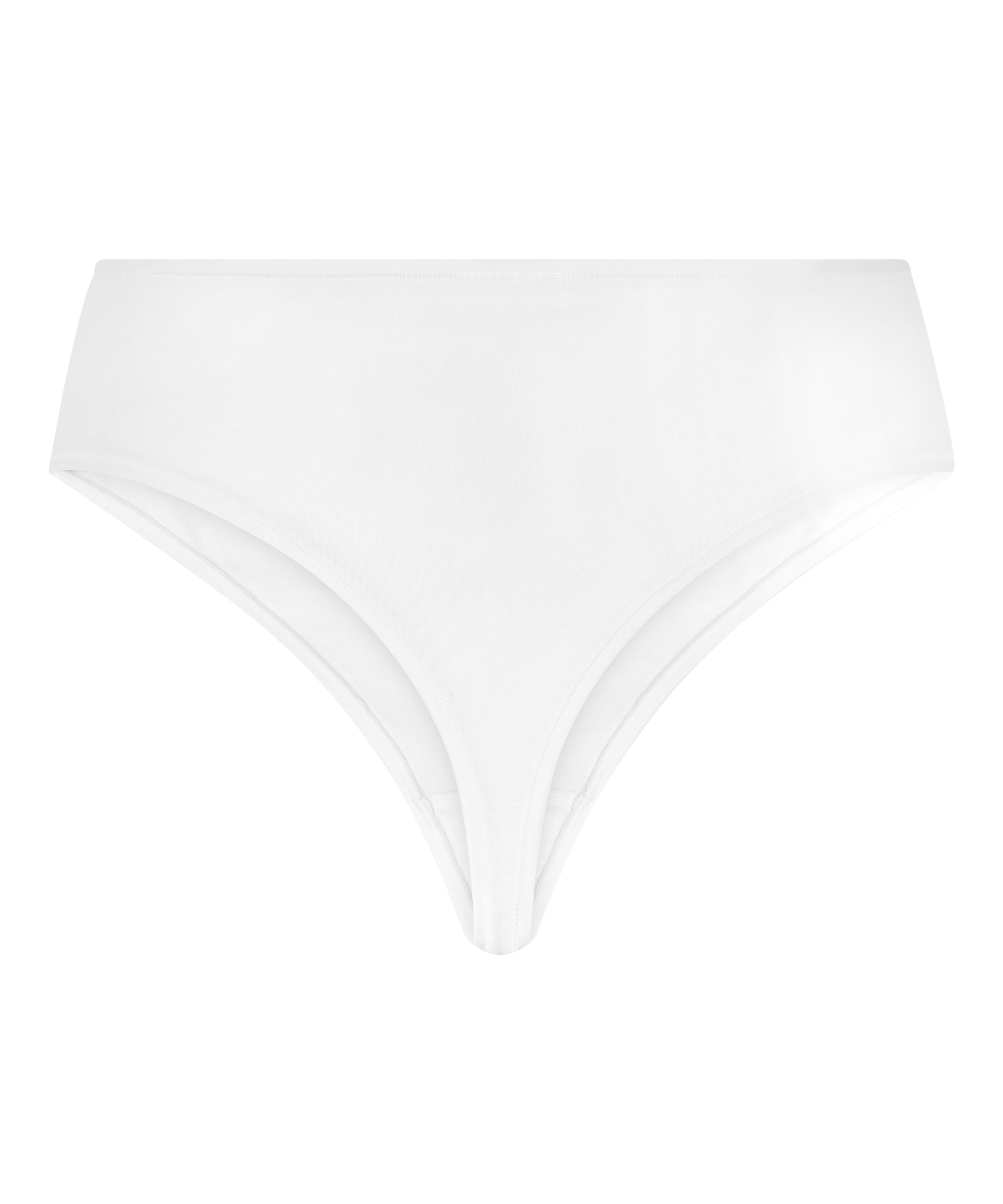 Tanga de algod&oacute;n, Blanco, main