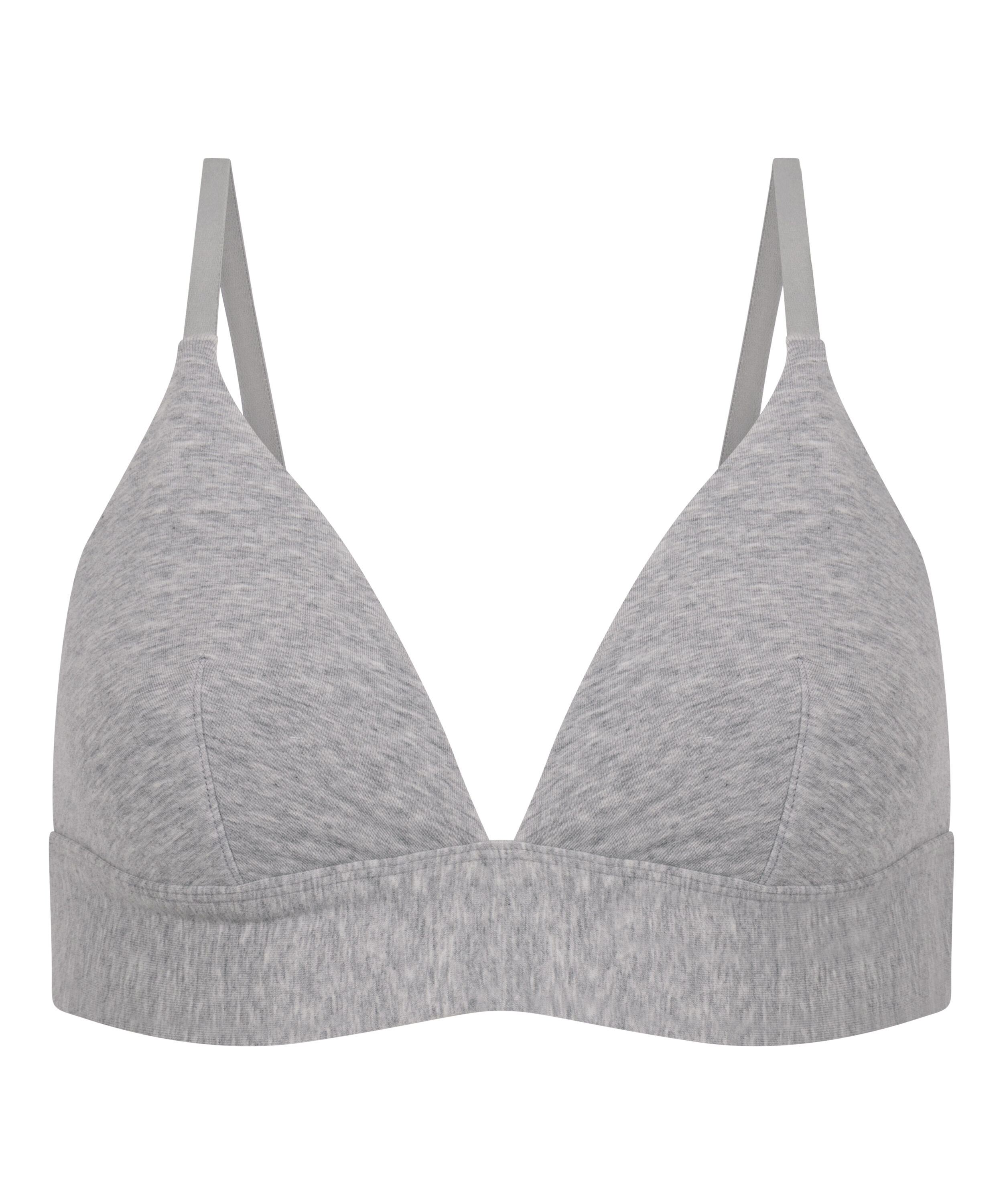 Bralette de algod&oacute;n, Gris
