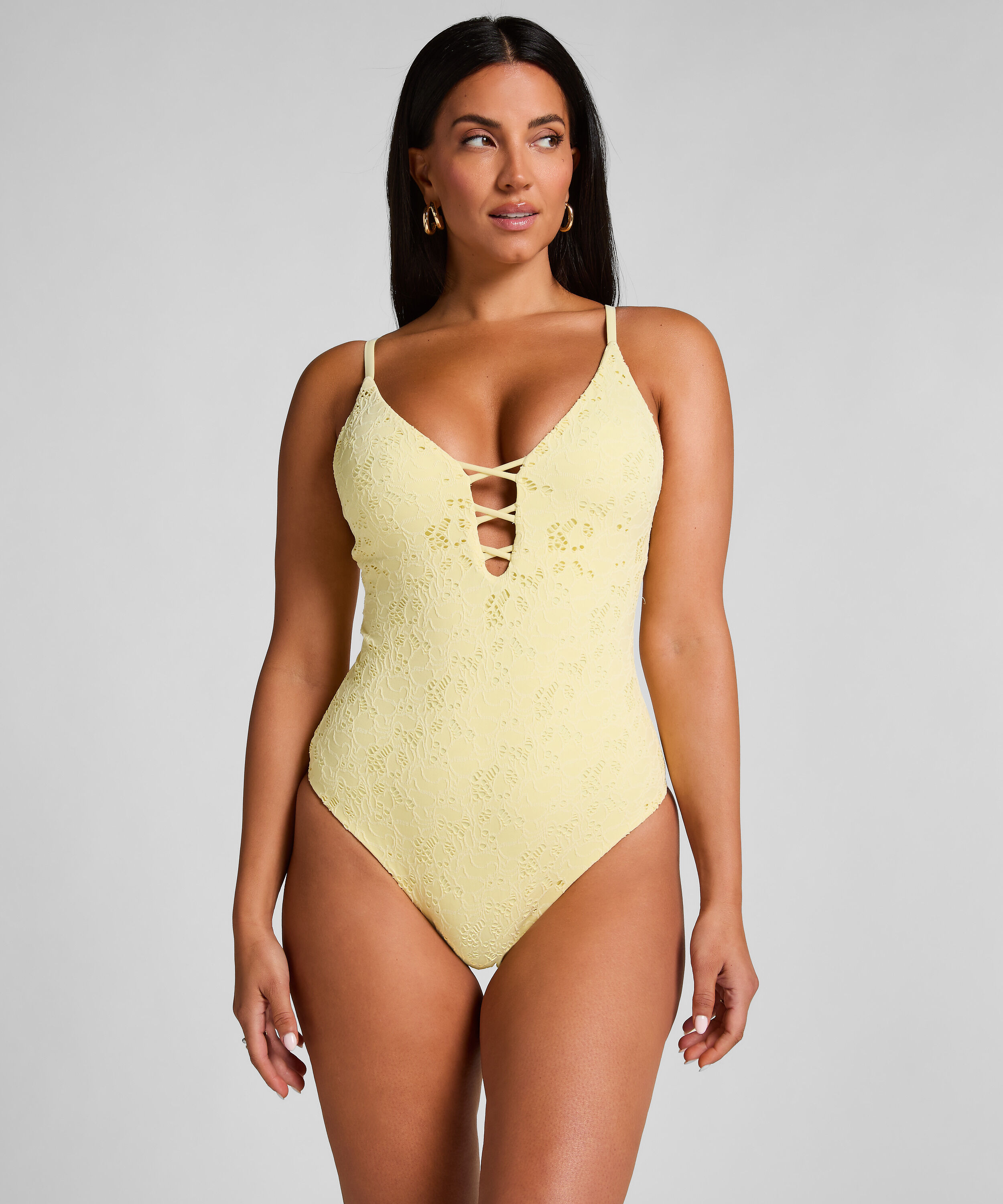 Bañador de ganchillo, Amarillo Bañador de ganchillo, Amarillo