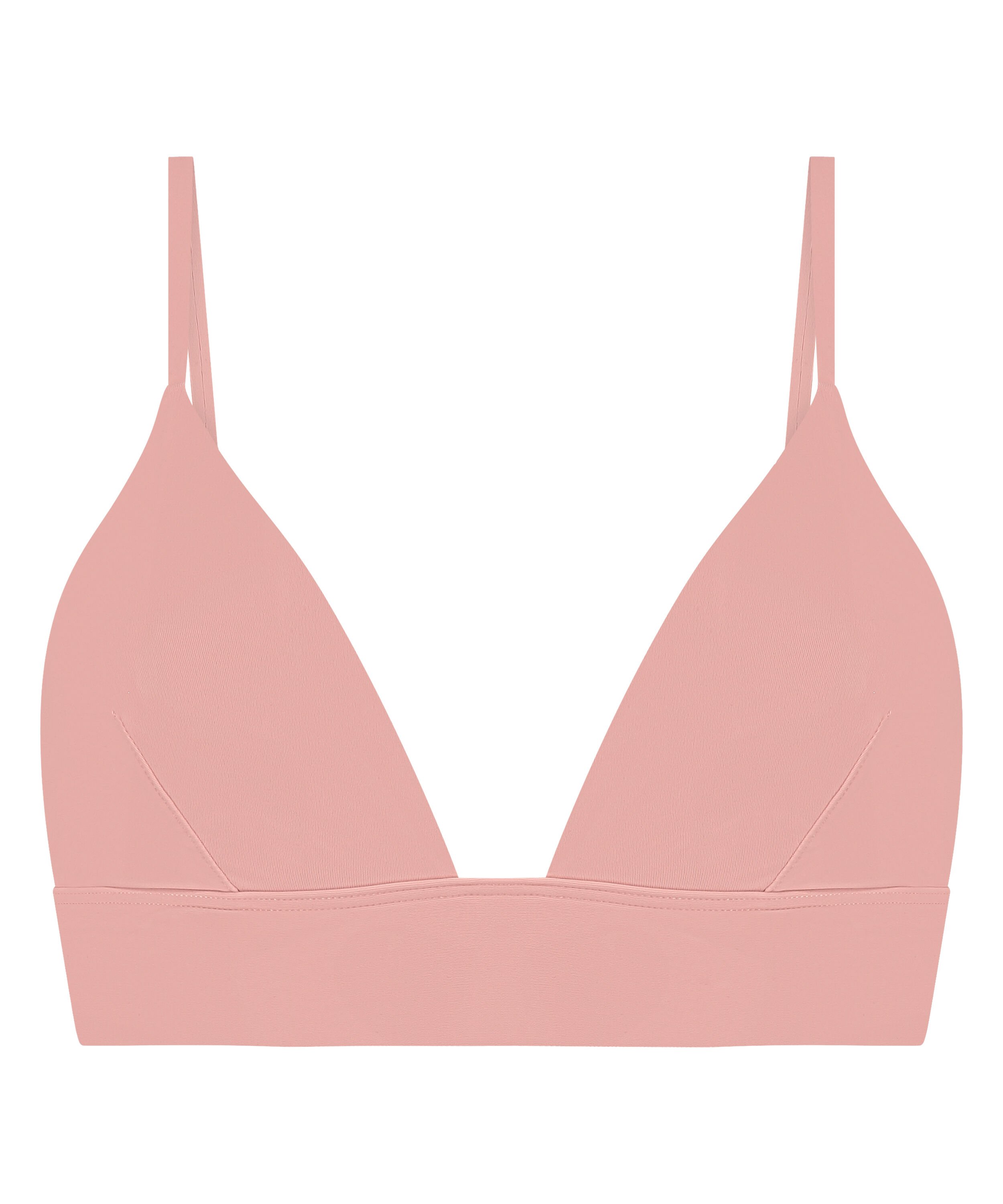 Triangular Bralette Smooth, Rosa