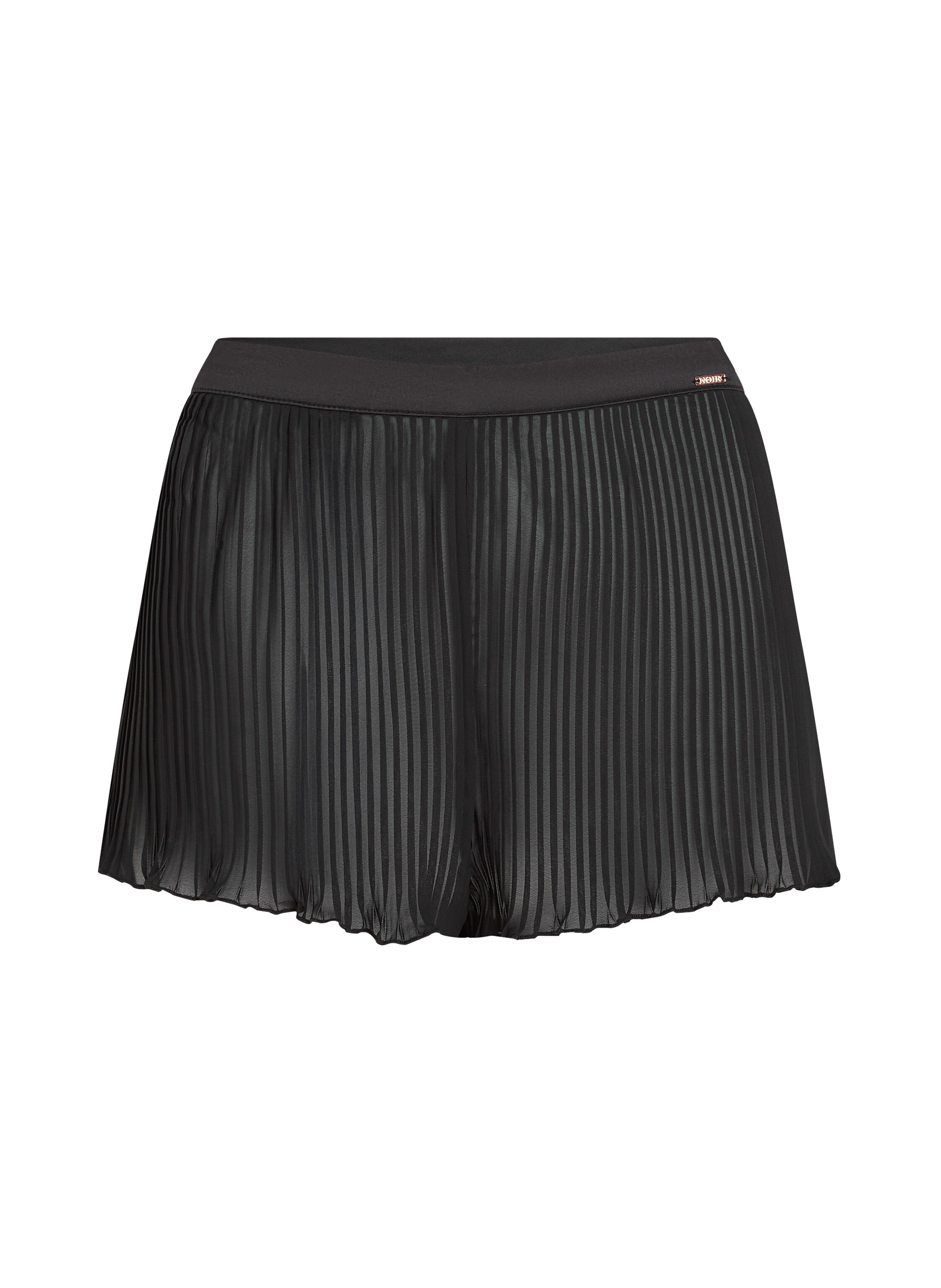 Short plisado, Negro