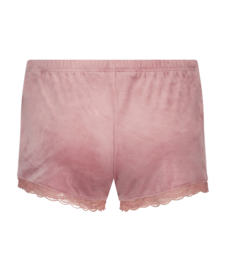 Pantal&oacute;n corto Velours Lace, Rosa