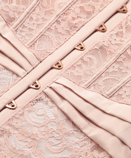 Bustier con aros preformado Amelia, Rosa