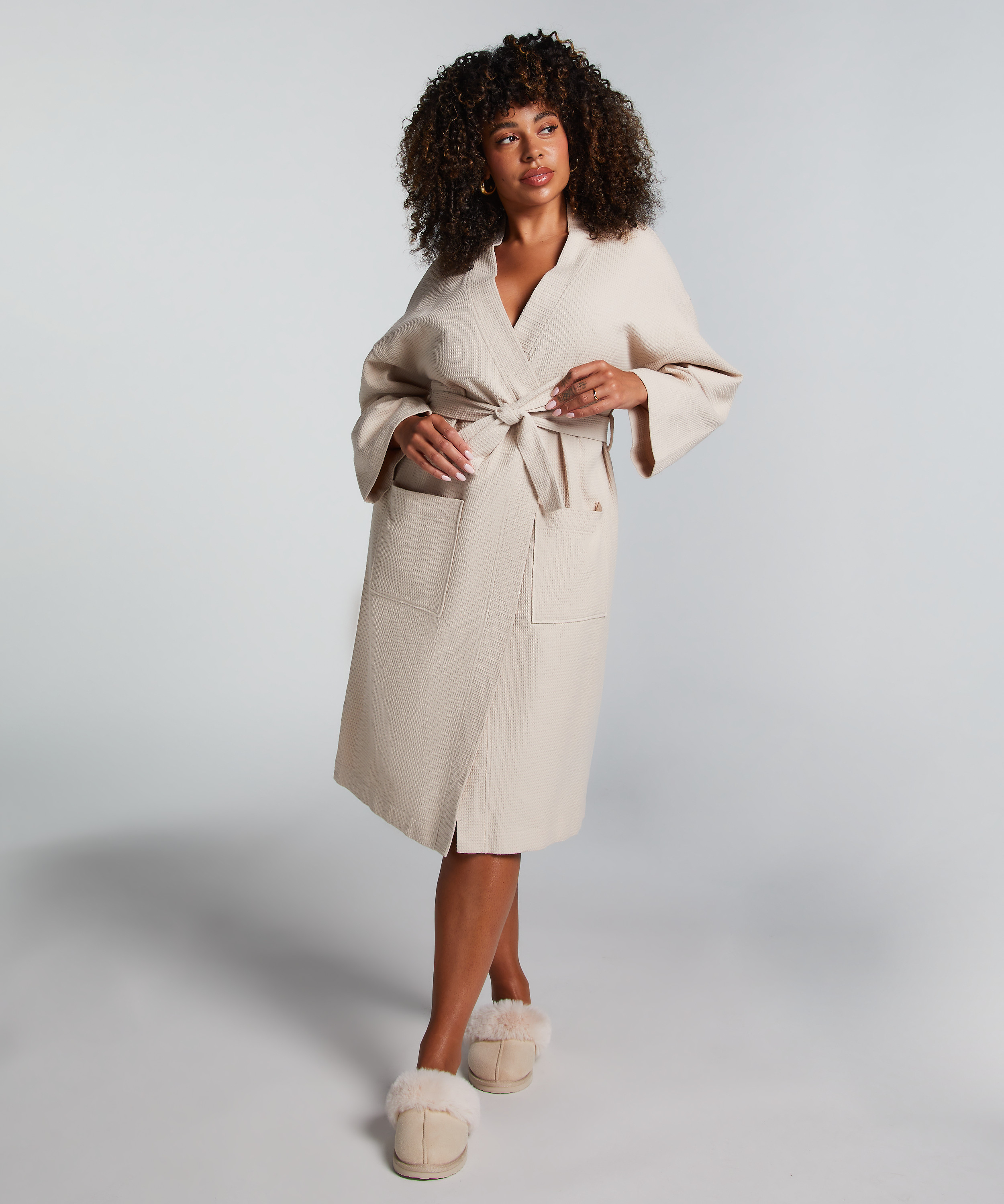 Albornoz Waffle, Beige, main