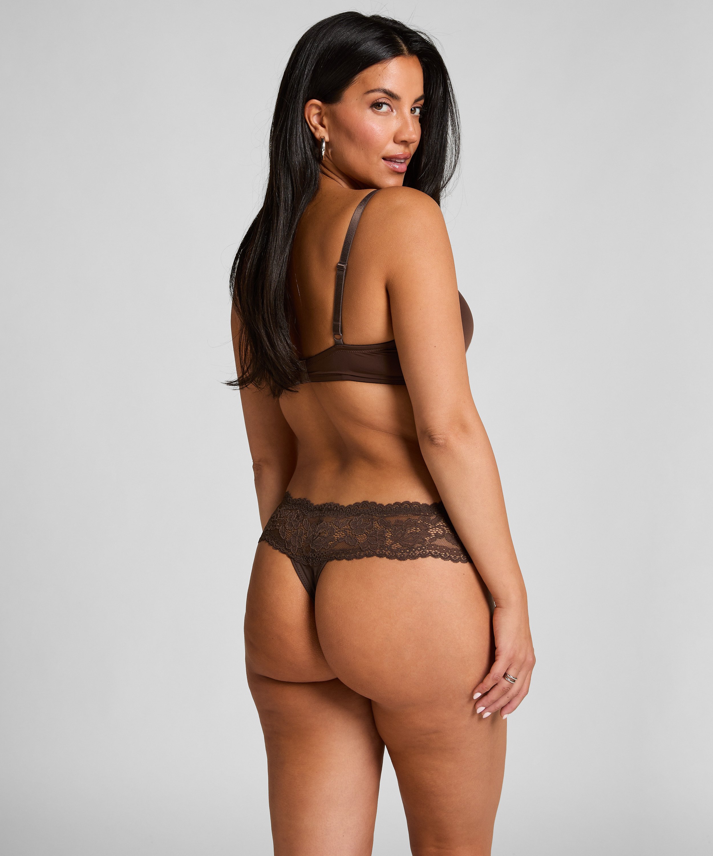 Tanga de estilo bóxer Florence, Marrón, main