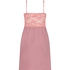 Vestido lencero Nora Lace, Rosa