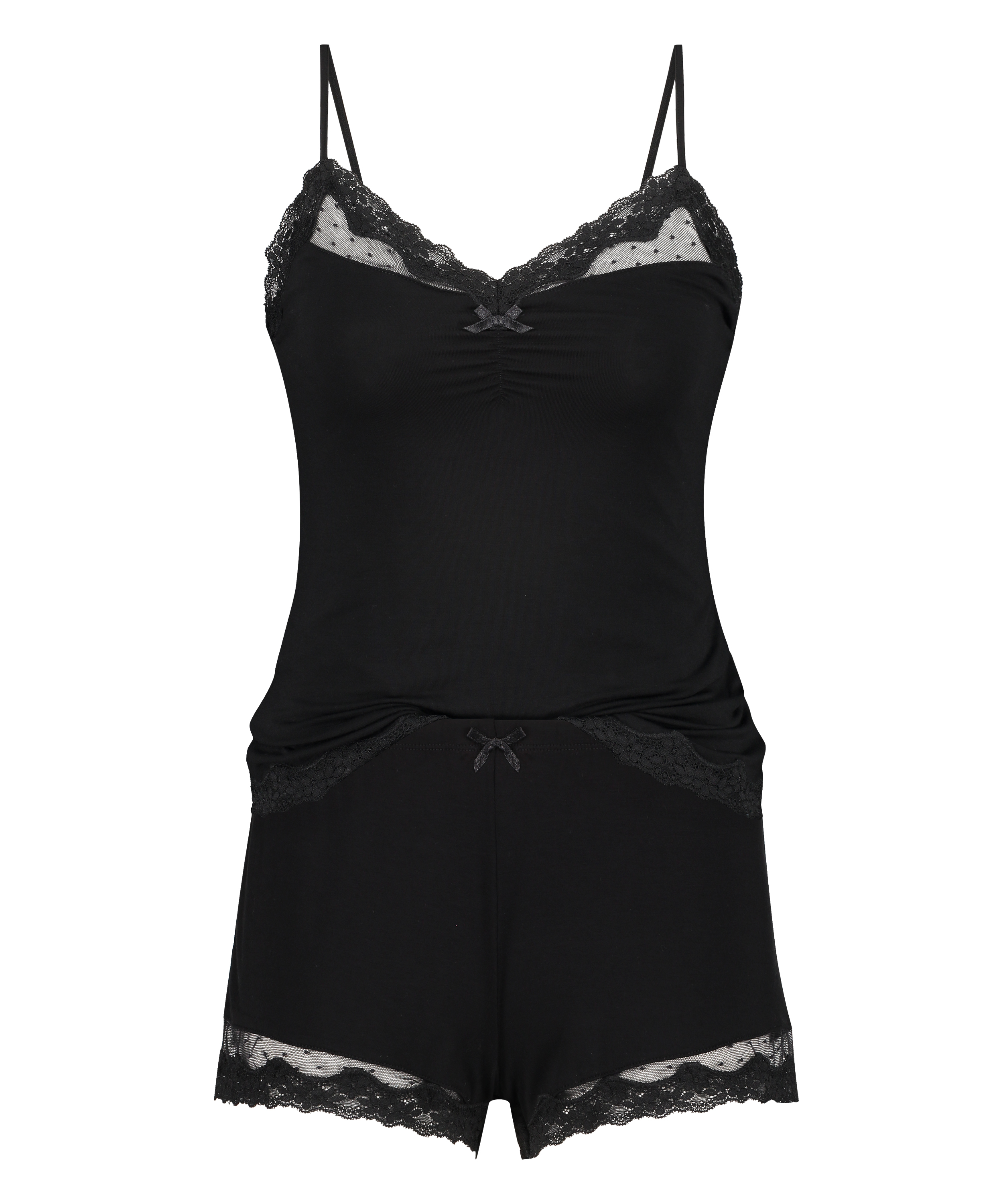 Conjunto de pijama, Negro, main