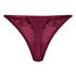 Tanga de pernera alta Margot, Morado