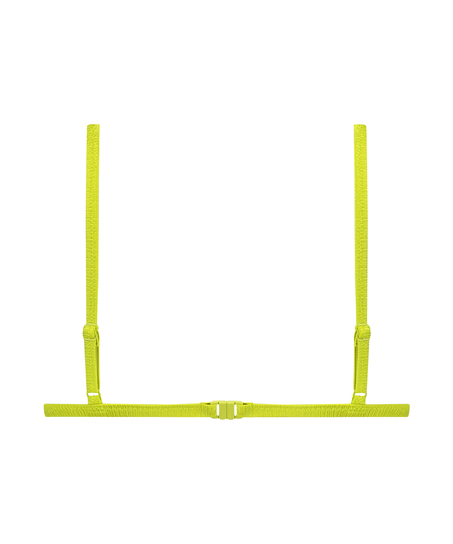 Top de bikini triangular Luna, Verde