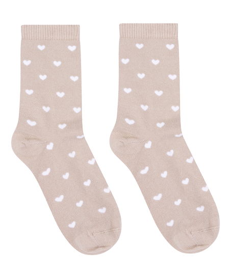 Calcetines de modal, Beige