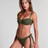 Top de bikini sin relleno con aros Cairo, Verde