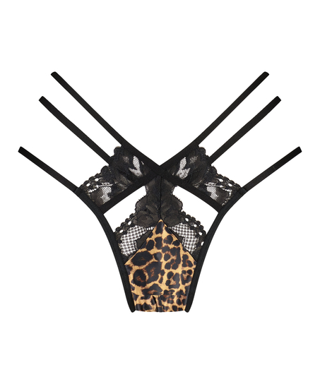 Brasile&ntilde;a de entrepierna abierta Ellie, Negro