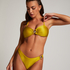 Top de bikini bandeau Nice, Amarillo