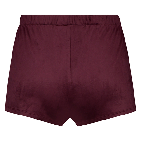 Pantal&oacute;n corto de terciopelo, Morado