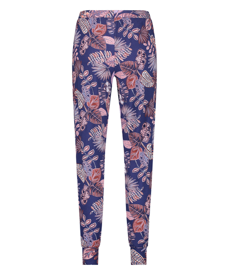 Petite Pantal&oacute;n de pijama de tejido de punto, Azul