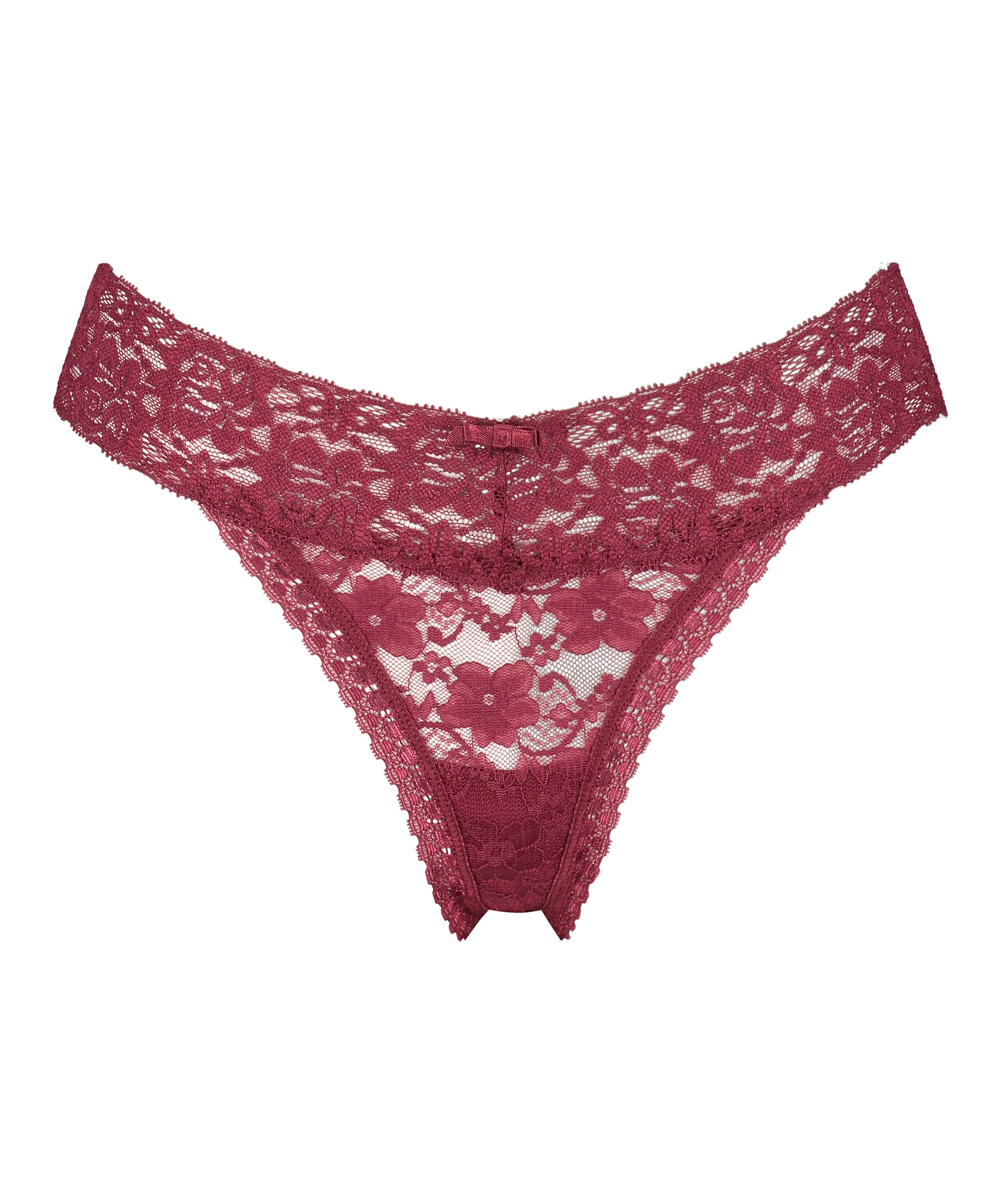 Tanga de corte ultra bajo en forma de V, Rojo, main