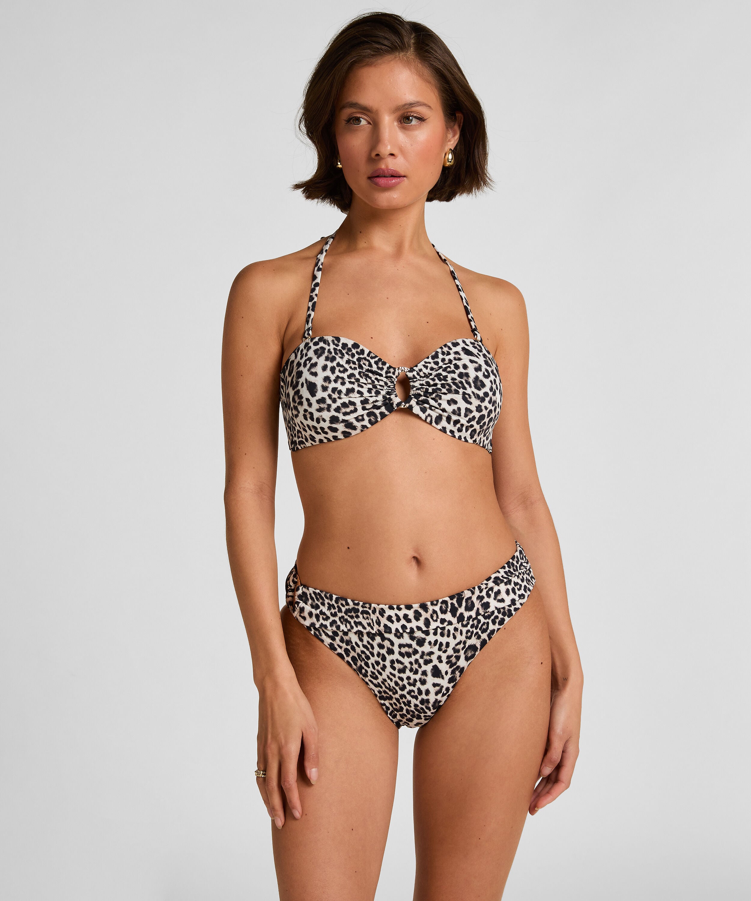 Braguita de Bikini Leopard, Negro Braguita de Bikini Leopard, Negro